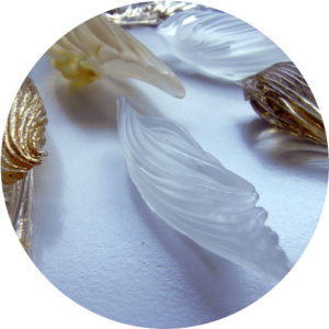 ガラスのアクセサリー