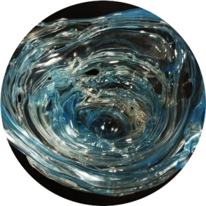 ガラスのオブジェ